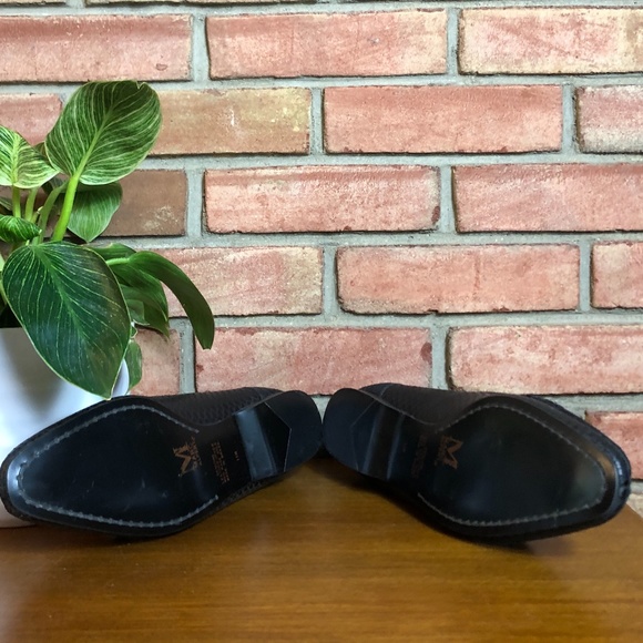 Marc Alpert Black Embossed Leather Loafer in Size 11 - Picture 9 of 11